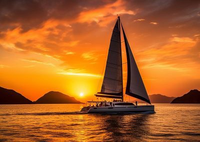 Sunset Catamaran Sailing and Snorkeling in Guanacaste