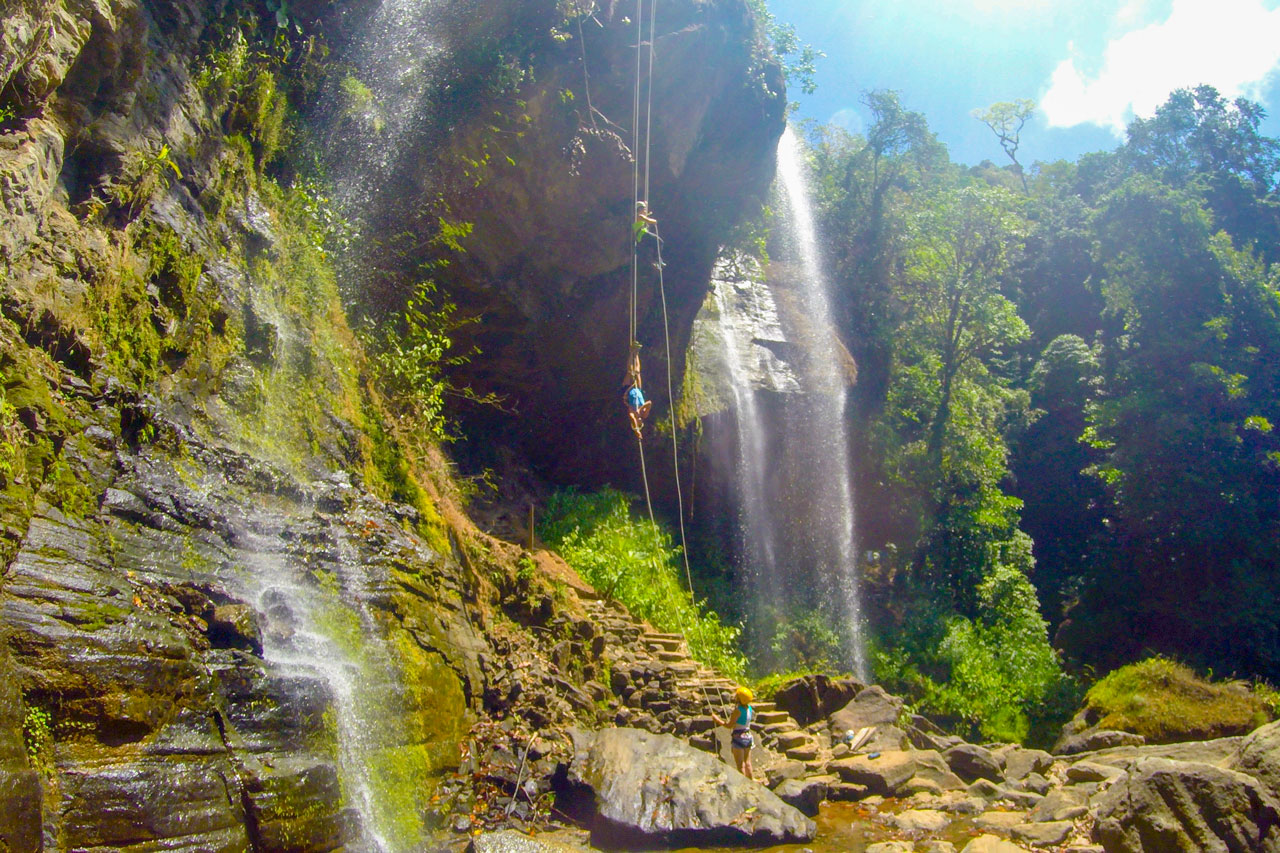 waterfall adventure