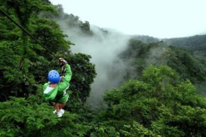 Family friendly canopy tour in costa rica