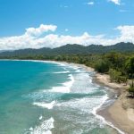 Cahuita National Park beach aerial view