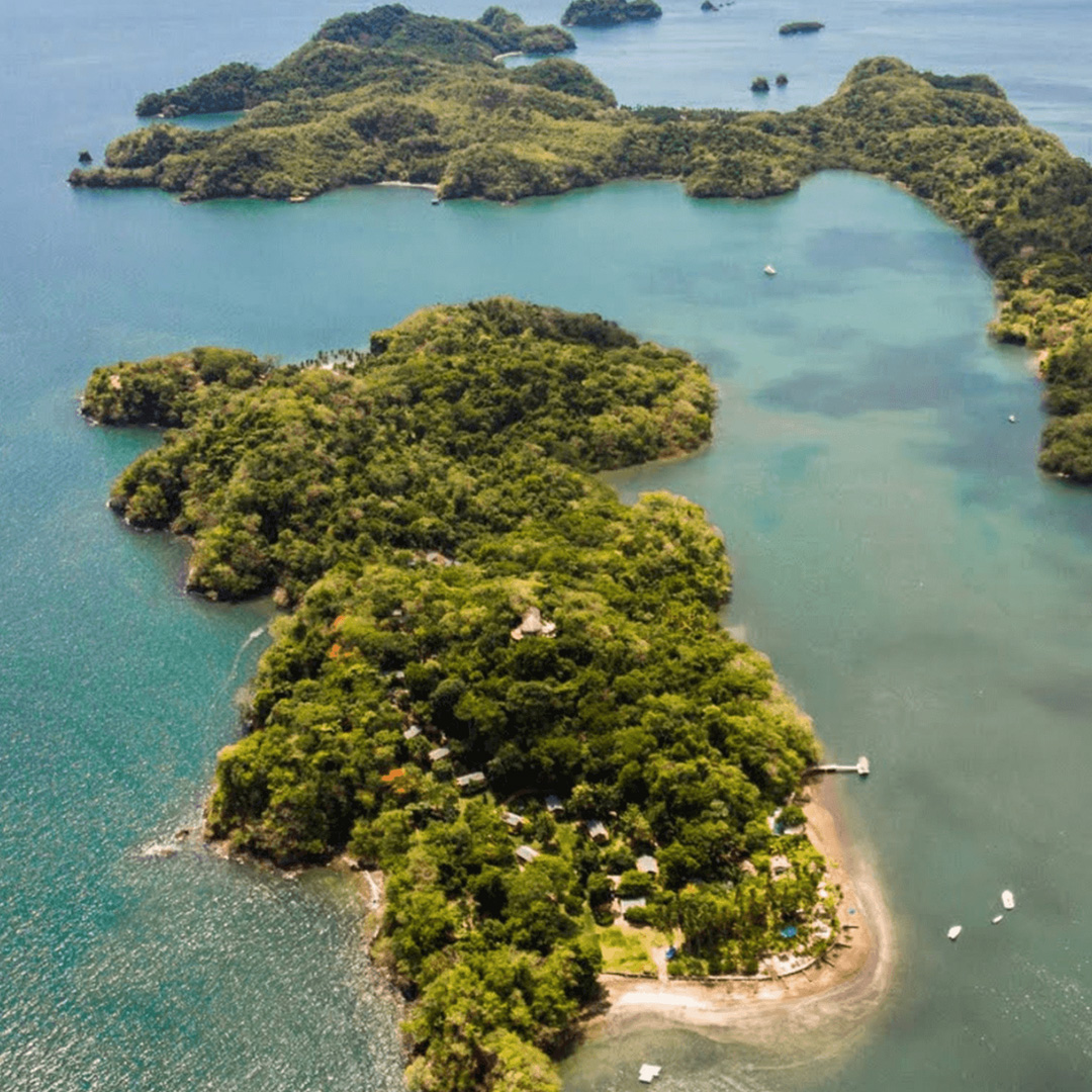 isla chiquita perspectiva aerea