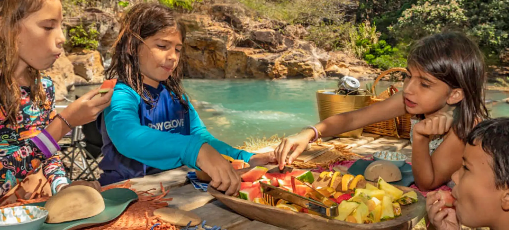 Kids enjoying a cultural food experience with local guide in Costa Rica